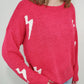 LIGHTNING STORM LIGHTWEIGHT SWEATER - MAGENTA