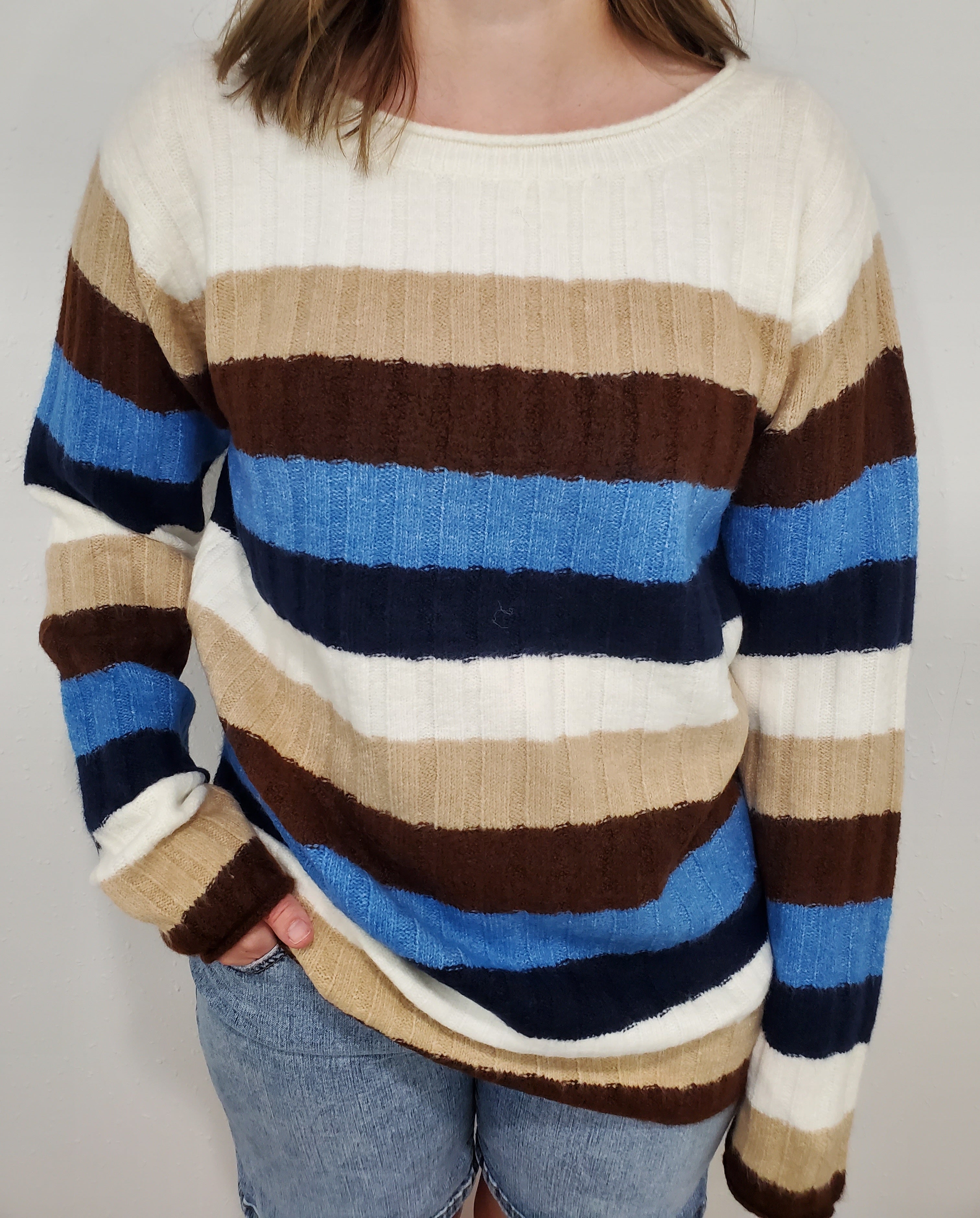 Orders Vintage Striped Sweater