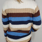 VINTAGE STRIPED SWEATER - BLUE MULTI