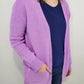 MELANGE OPEN FRONT CARDIGAN