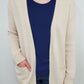 MELANGE OPEN FRONT CARDIGAN