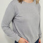 HACCI LONG SLEEVE TEE - HEATHER GREY