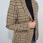 CHARLIE B PLAID BLAZER - TERRACOTTA MULTI