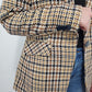 CHARLIE B PLAID BLAZER - TERRACOTTA MULTI