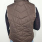 FAUX FUR REVERSIBLE VEST - BROWN