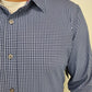 PATTON BUTTON DOWN - BLUE/BLACK