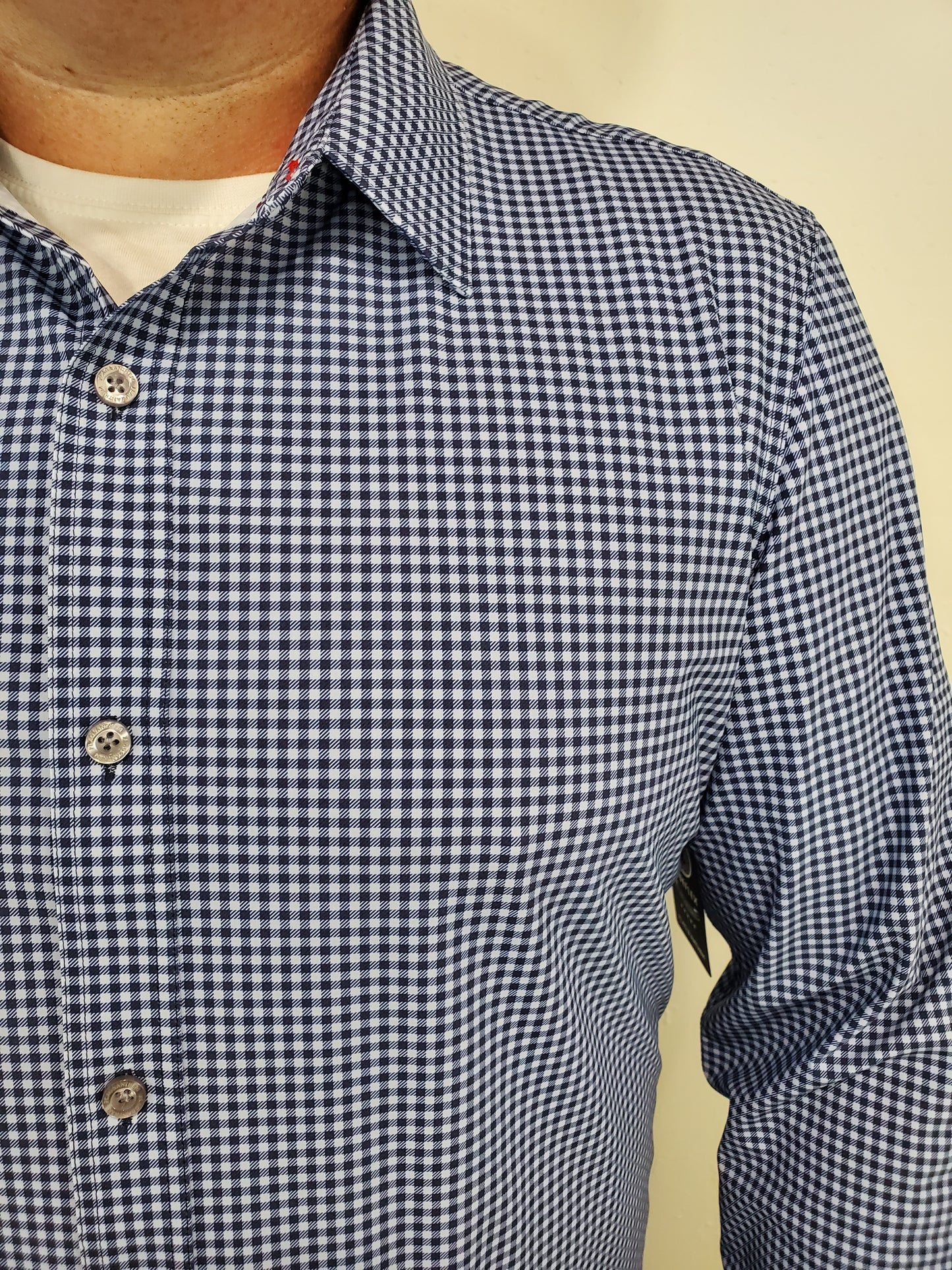 PATTON BUTTON DOWN - BLUE/BLACK