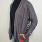 NEBRASKA DASH CARDIGAN - CHARCOAL