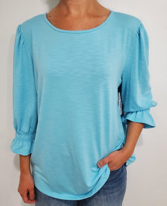 DAKOTA SOLID TOP - LIGHT BLUE