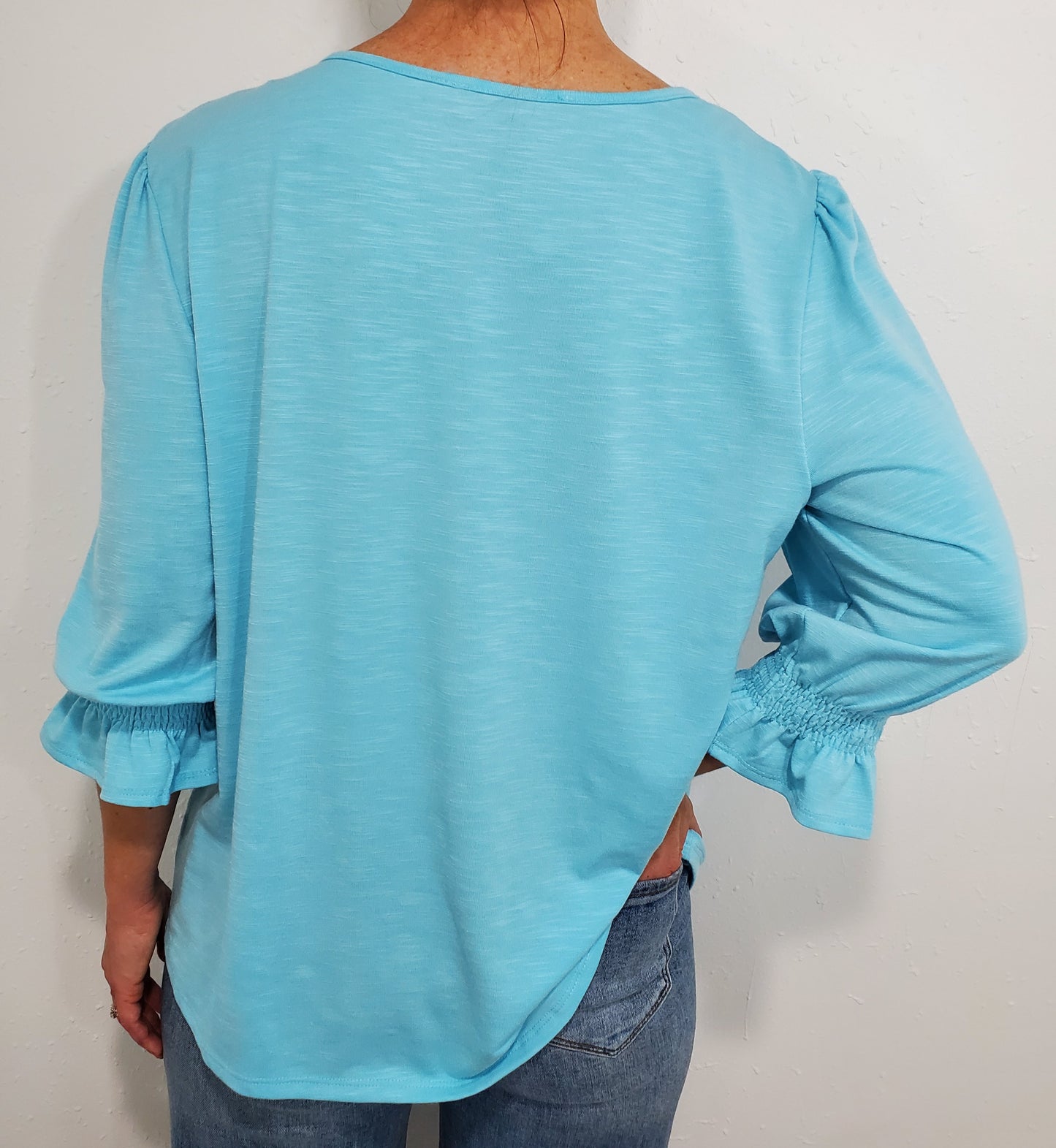 DAKOTA SOLID TOP - LIGHT BLUE