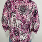 COLOR ARTISTRY PRINTED TOP - VIOLET MULTI