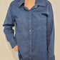 DELANIE DENIM SHIRT - DARK DENIM