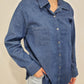 DELANIE DENIM SHIRT - DARK DENIM