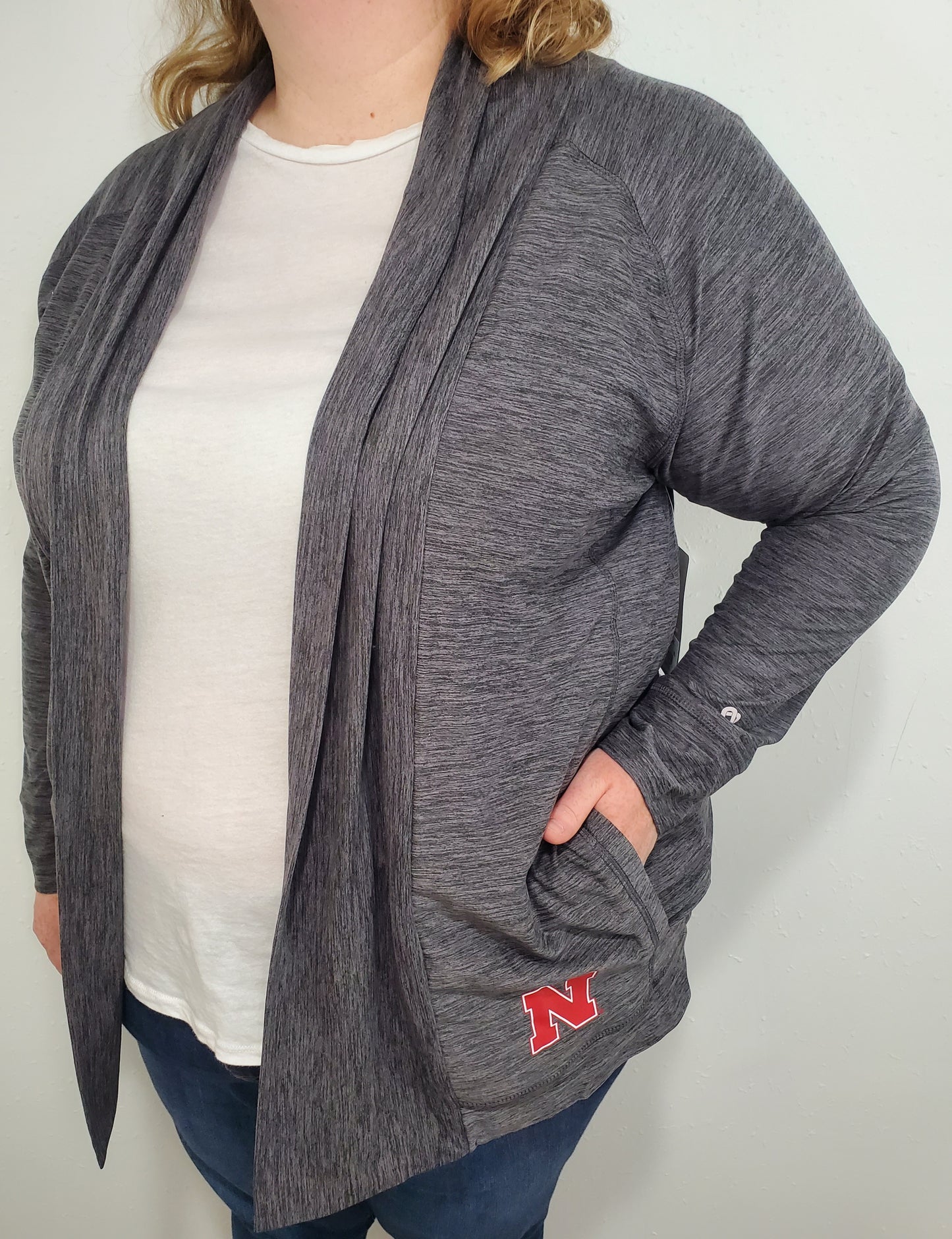 NEBRASKA DASH CARDIGAN - CHARCOAL