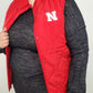 NEBRASKA LORETTA PUFFER VEST - RED