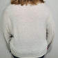 SUPER SOFT COWL NECK TOP - HEATHER ECRU