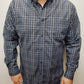 PHOENIX BUTTON DOWN SHIRT - BLUE/BLACK