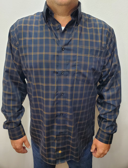 TYSON BUTTON DOWN SHIRT - BLACK