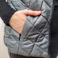 HIT THE SLOPES PUFFER VEST - GREY