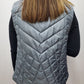 HIT THE SLOPES PUFFER VEST - GREY