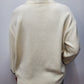 WHIPSTITCH MOCK SWEATER - WINTER WHITE