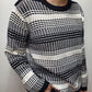 MOON RIVER SWEATER - BLACK/WHITE