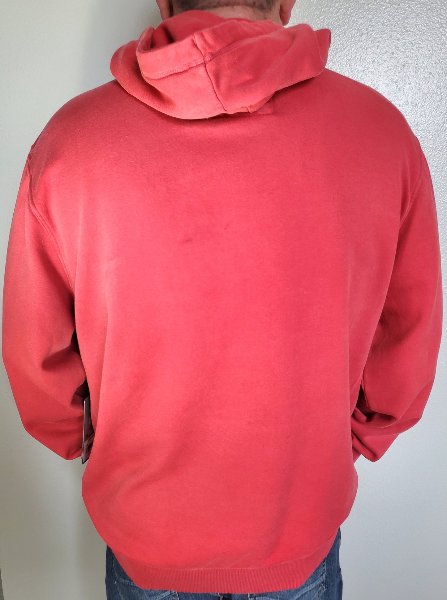 NEBRASKA CAP-E-TAN PULLOVER HOODIE - RED