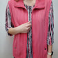 SOLID TEXTURED VEST - ANTIQUE ROSE