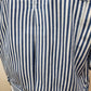 MILA RAILROAD STRIPE DENIM JACKET - BLUES
