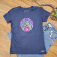 LIFE IS GOOD TIE DYE HERE COMES THE SUN - DUSTY BLUE