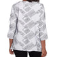 WILD AT HEART GEOMETRIC TOP - BLACK/WHITE