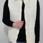 QUILTED RUFFLE TRIM VEST