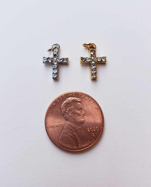 SMALL RHINESTONE CROSS