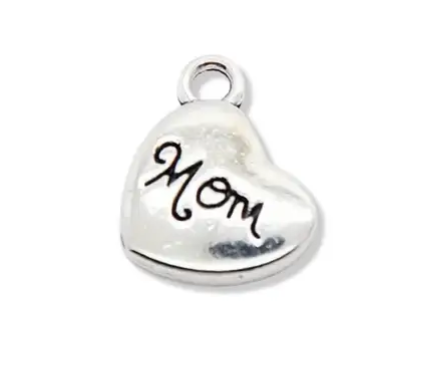 SILVER MOM CHARM