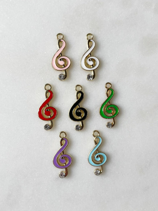 MUSIC NOTE GOLD CHARM