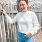 MELANGE RAGLAN SWEATER