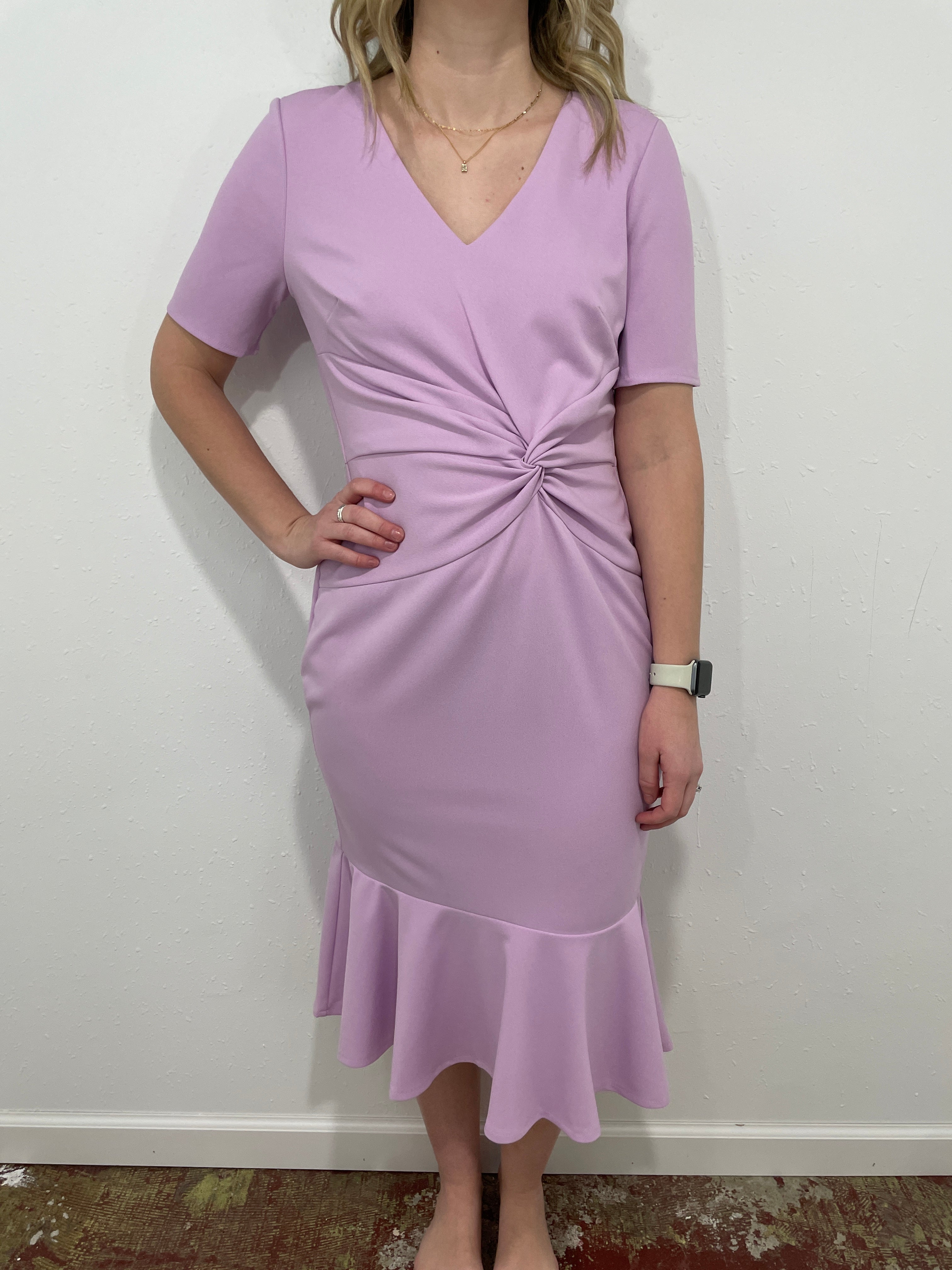 ALWAYS FOREVER MIDI DRESS ORCHID