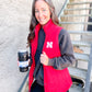 NEBRASKA LORETTA PUFFER VEST - RED