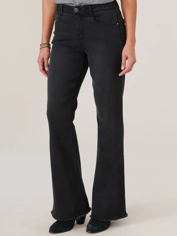 DEMOCRACY ITTY BITTY MORE BOOT CUT JEAN - WASHED BLACK