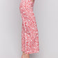 ELLA PRINTED PATCH POCKET CROPPED FLARE PANTS - FIESTA