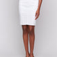 EVELYN FRAYED HEM DENIM SKORT