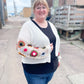 CROCHET PATCHWORK CARDIGAN - IVORY MULTI