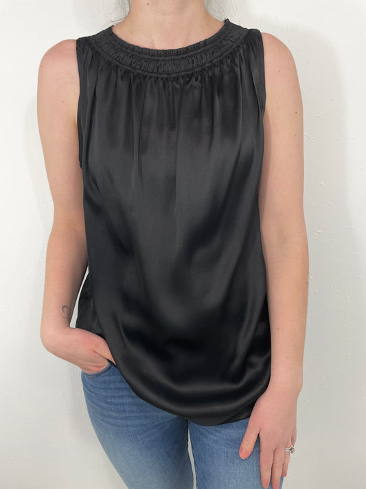 SMOOTH AS SILK TANK - BLACK