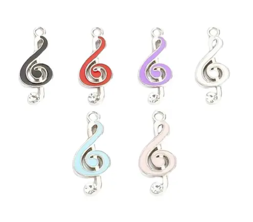 TREBLE CLEF CHARM - SILVER