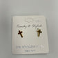 CROSS STUD EARRING