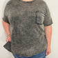 MINERAL WASH HI-LO TEE - CURVY