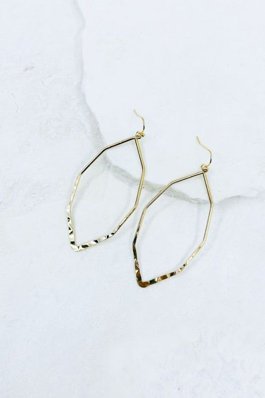SOUTHERN SEOUL OCTOGON EARRING - GOLD