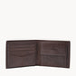FOSSIL NEEL LARGE COIN POCKET BIFOLD WALLET - BROWN