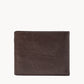FOSSIL BIFOLD WITH FLIP ID WALLET - BROWN