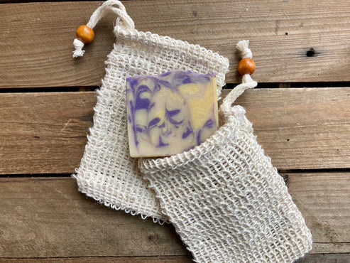 EXFOLIATING SOAP POUCH